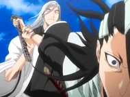 Ukitake zatrzymuje Byakuyę