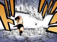 Mask uses Star Lariat against Renji.