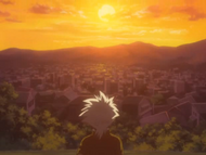 Hitsugaya explains why he keeps coming to this spot.