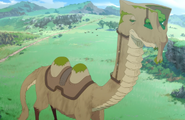 A camel-like Dragon that grows grapes in its nose.