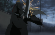 Hitsugaya attacks Ichigo.