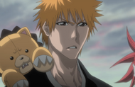 Ichigo and Kon tell Rukia their names.