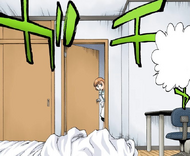 Yuzu discovers that Ichigo is not in his room.