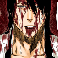 Byakuya on the verge of death.