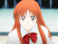 Orihime Inoue uses Santen Kesshun for the first time against Numb Chandelier.