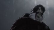 Yhwach regarde un Yamamoto vaincu