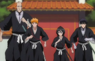Ichigo and Co. head towards the palace