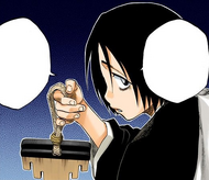 Hanatarō reveals that he stole the key to Rukia's cell.