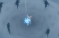 Uryū trapped in Kuzu's mist.