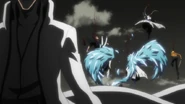 Los Capitanes, derrotados por Aizen(Anime)