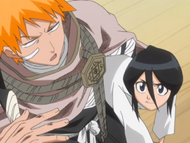 Ichigo claims that he will simply defeat all the captains present before leaving.