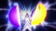 Szayelaporro diffuses the Cero Sincrético.