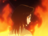 Rukia shows up and helps Ichigo.