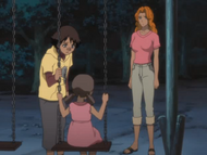 Rangiku and Shōta find Yui in the park.