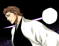 Aizen promises to occupy the seat at the top of the world from now on.