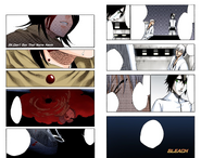 Gin, Ulquiorra, and Rukia on the cover of Chapter 264.