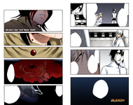 Rukia, Ulquiorra, and Gin on the cover of Chapter 264.