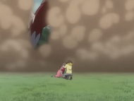 The Cloning Arrancar appears behind Shōta and Yui.