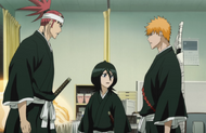 Rukia decides she and Renji will accompany Ichigo to Hell.