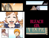 Yuzu, Ichigo, and Kūgo on the cover of Chapter 429.