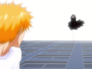 Ichigo Kurosaki meets Zangetsu for the first time.