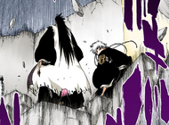 The ground underneath Kenpachi and Isane starts rumbling.