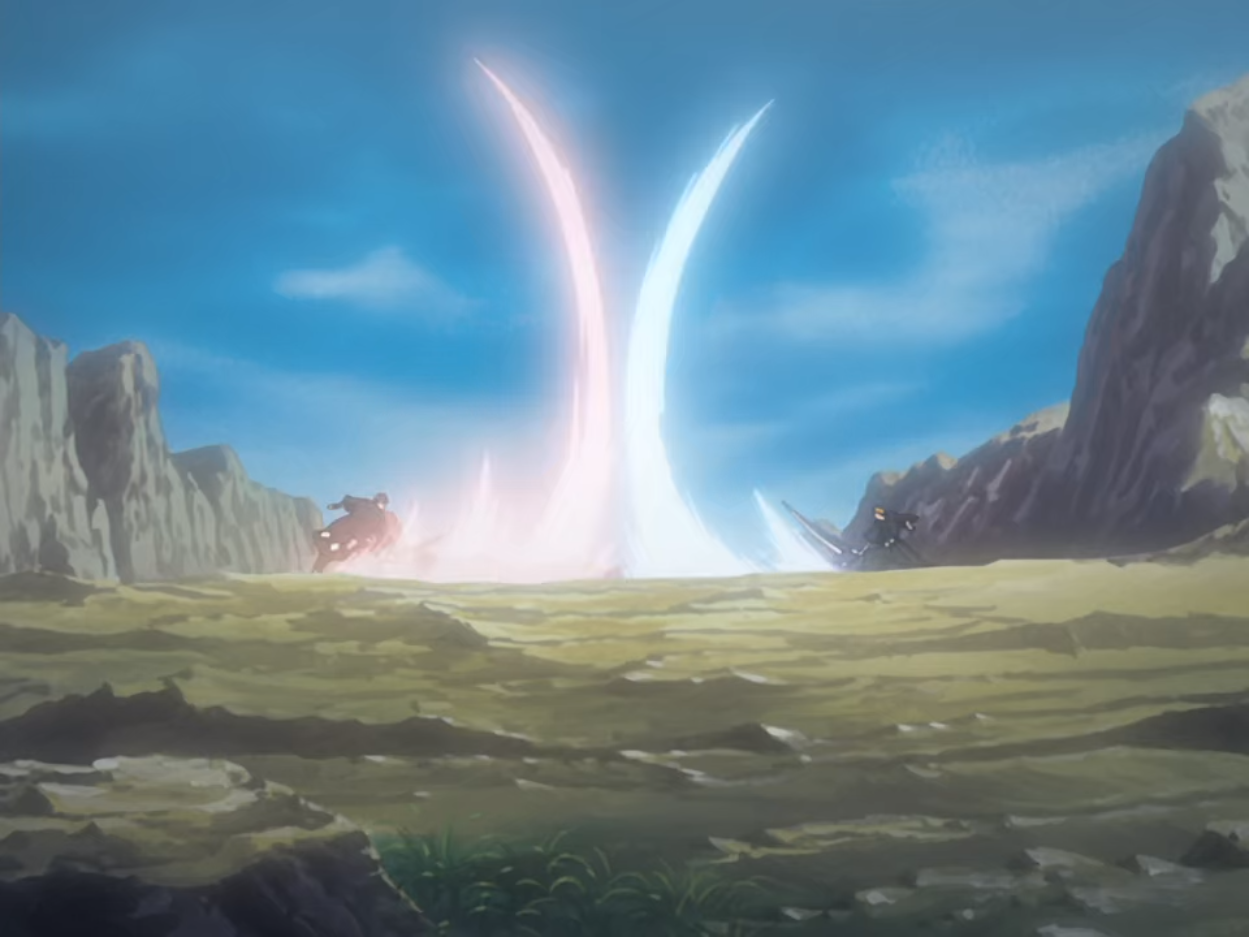 Bleach Episode 1  The scenery outside the window changes fast