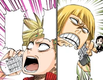 Hirako y Hiyori discuten sobre la tarea de Hiyori