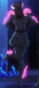 Meninas using a partial Quincy: Vollständig like form after being Zombified.