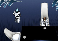 Grimmjow attempts to leave and preemptively kill Ichigo's group.