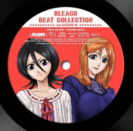 Rukia and Orihime on the cover of the fifth volume of the second Bleach Beat Collection session.