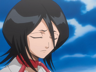 Rukia contemplates her last words.