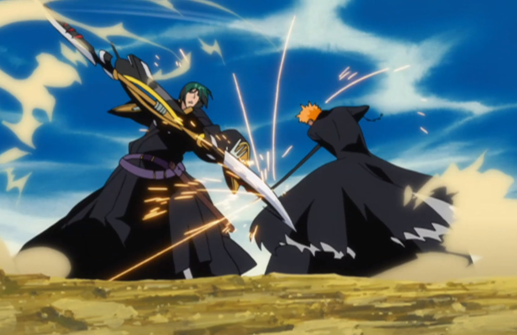 Ichigo Kurosaki vs. Ōko Yushima - Bleach Wiki - Wikia