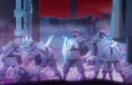 Shinji forces the  to kill each other with .