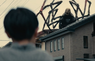 Hexapodus appears on a rooftop.