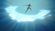 Ichigo uses Getsuga Tenshō in his completed Fullbring form.