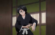 Rukia discovers her Zanpakutō is not there.