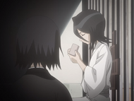 Hanatarō asks Rukia what kind of food and drink the Human World has.