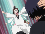 Rin Tsubokura is startled by Hanatarō.