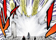 Byakuya blocks Gerard's attack.