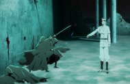 Menoly and Loly initiate their counterattack against Quilge Opie.