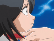 Rukia learns that Urahara used her as a hiding spot for the Hōgyoku.