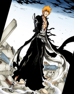 Ichigo appears before Yhwach.