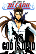 Aizen on the cover of Volume 48.