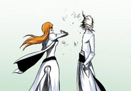 Orihime slaps Ulquiorra in the face for disrespecting her friends.