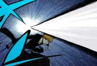Ichigo dodges Gin's Butō.