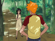 Ichigo is confronted by Rukia.