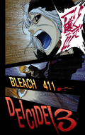 Tensa Zangetsu and Ichigo on the cover of Chapter 411.