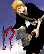 Ichigo discovers that his Zanpakutō is missing most of its blade.