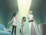 Loly and Menoly taunts Orihime. 